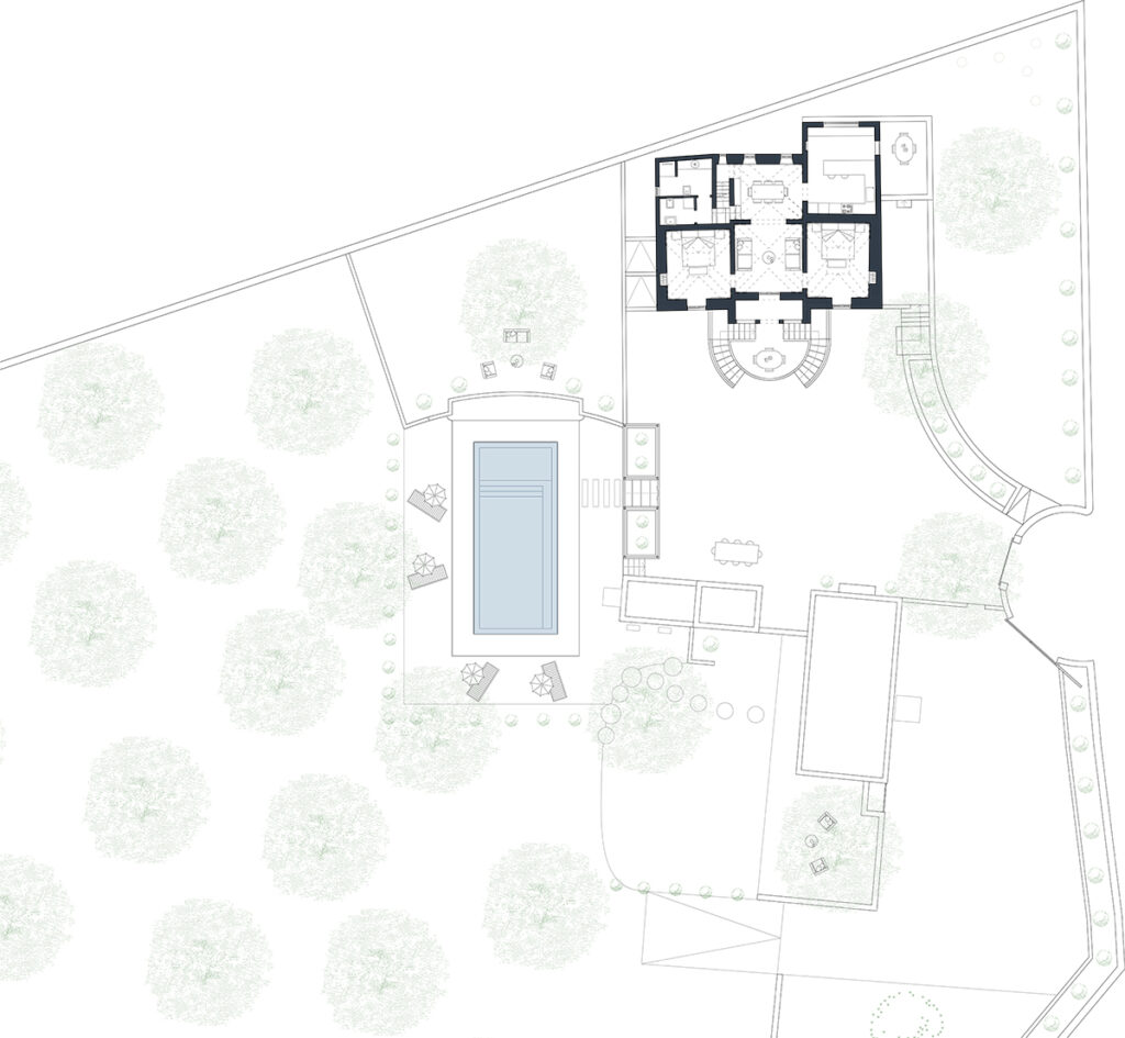 Villa HA disegno inquadramento Ostuni - Studio archRodio