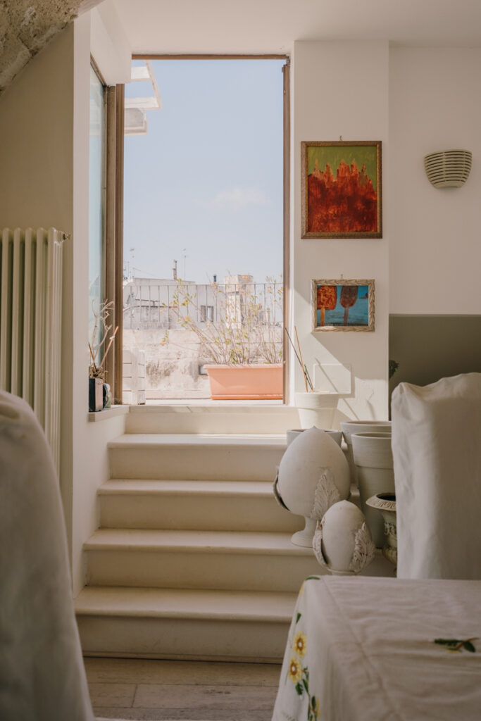 Palazzo TD terrazzo panorama arredo interior design architettura Ostuni - Studio archRodio