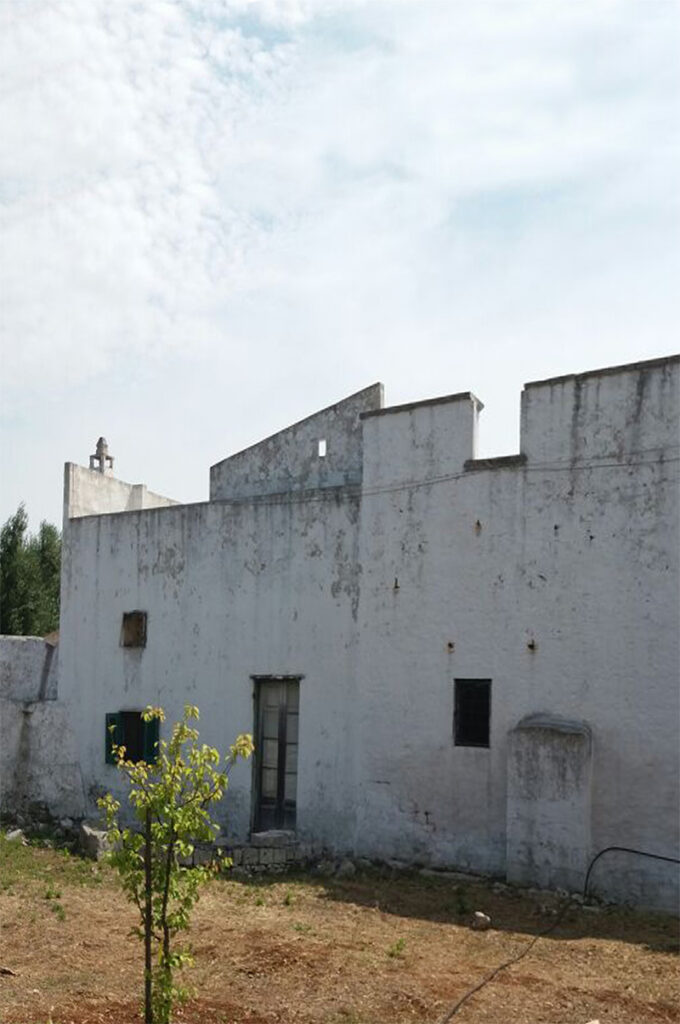 Masseria Cantrapa giardino pre lavori interior design Ostuni - Studio archRodio