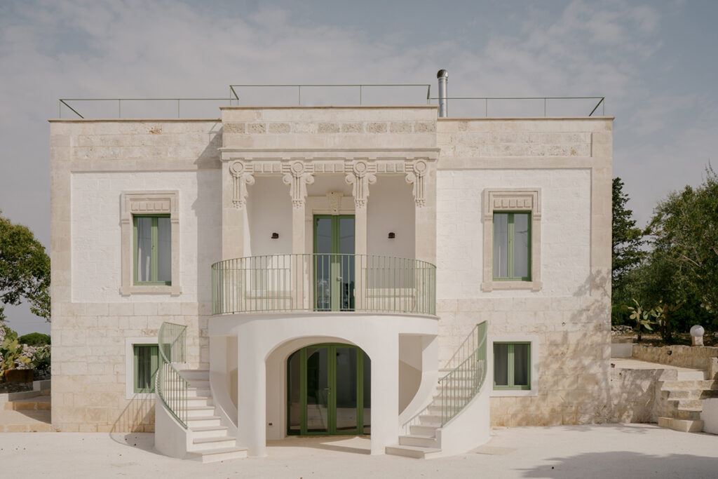 Villa HA facciata post lavori Ostuni - Studio archRodio